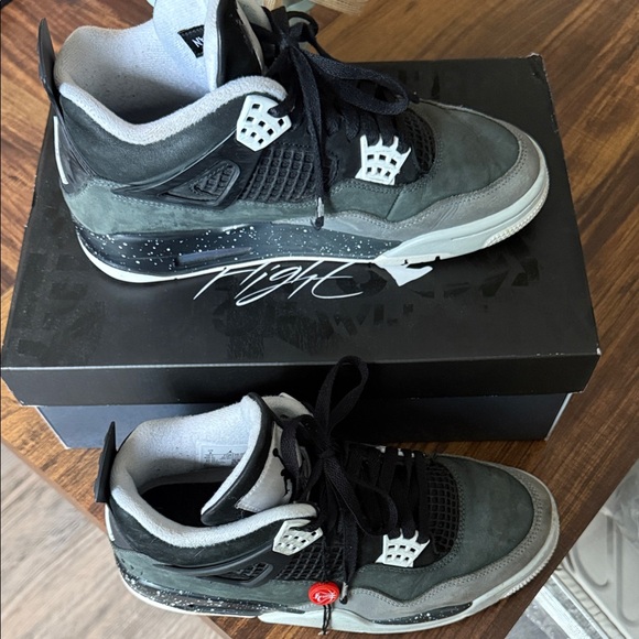 Men's Black and Gray Sneakers - Picture 1 of 5